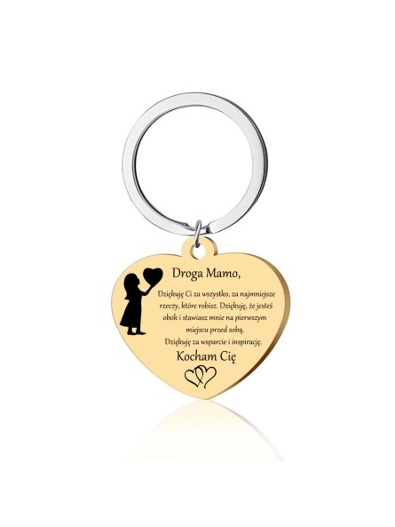 Brelok personalizowany dla mamy Brelok personalizowany dla mamy