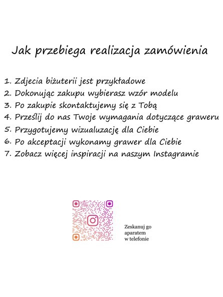 Bransoletka personalizowana z grawerem Bransoletka personalizowana z grawerem
