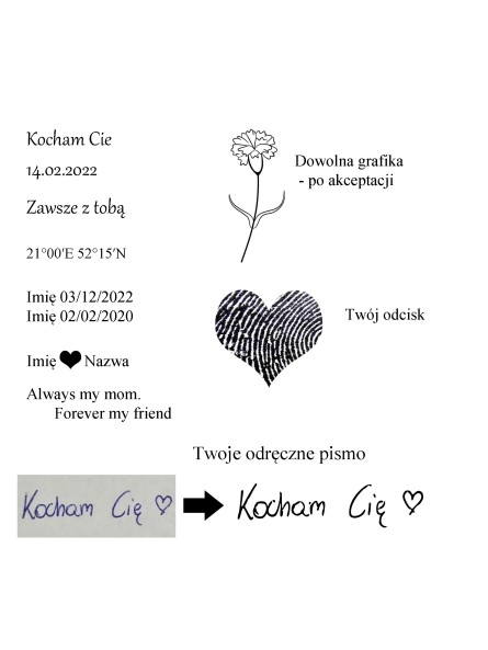 naszyjnik personalizowany serce z grawerem naszyjnik personalizowany serce z grawerem